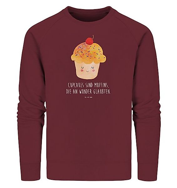 Mr. & Mrs. Panda Longpullover Cupcake Größe XL - Burgundy - Geschenk, lusti günstig online kaufen