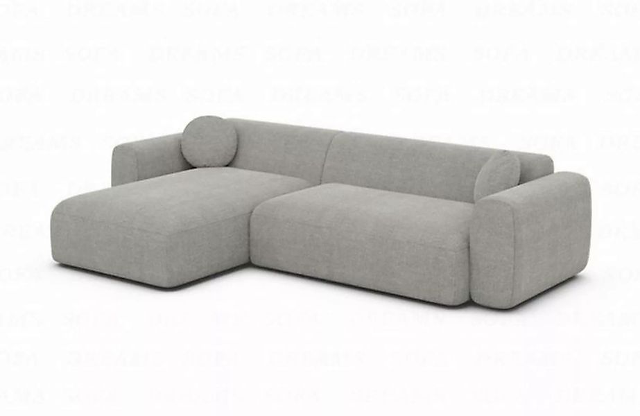 Sofa Dreams Ecksofa Polster Ecksofa Design Couch Cortegada L Form kurz Stof günstig online kaufen