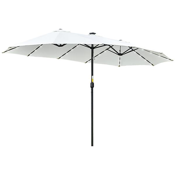 Outsunny Sonnenschirm Gartenschirm, Marktschirm, Terrassenschirm, LxB: günstig online kaufen