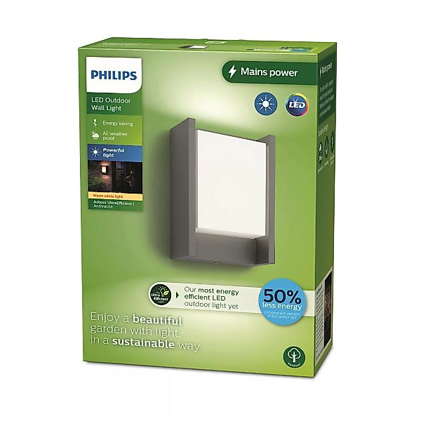Philips LED-Außenwandleuchte Arbour UE, 2.700 K günstig online kaufen
