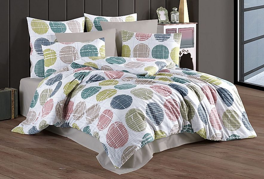 Buymax Bettwäsche Sueno, Renforce: 100% Baumwolle, 3 teilig, 200x200 cm, Be günstig online kaufen