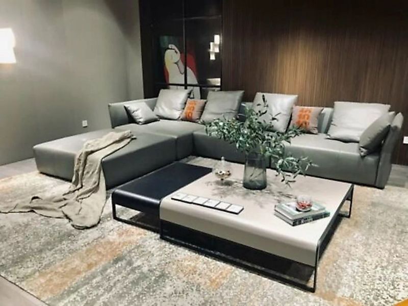 JVmoebel Ecksofa Sofa Leder Eck Garnitur Couch Zimmer Sitz Landschaft L For günstig online kaufen