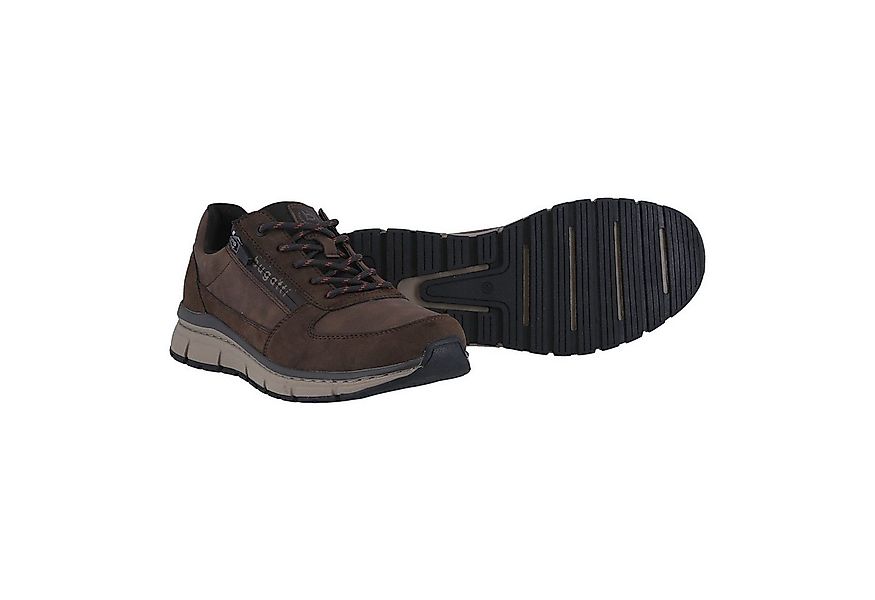 bugatti AOS 2025 (Schriftzug,Reissverschluss) braun Herren Sneaker günstig online kaufen