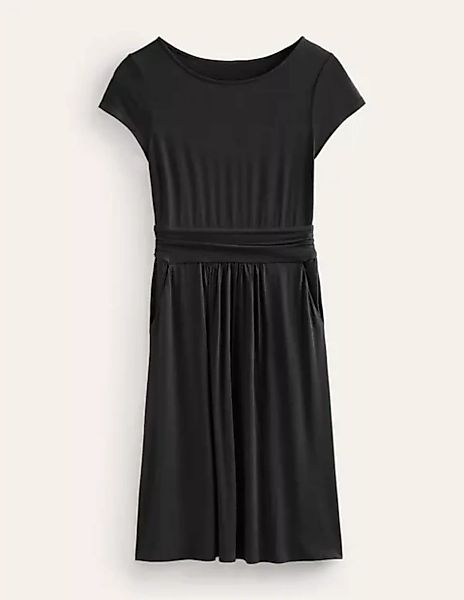 Amelie Jersey-Kleid Damen Boden, Schwarz günstig online kaufen