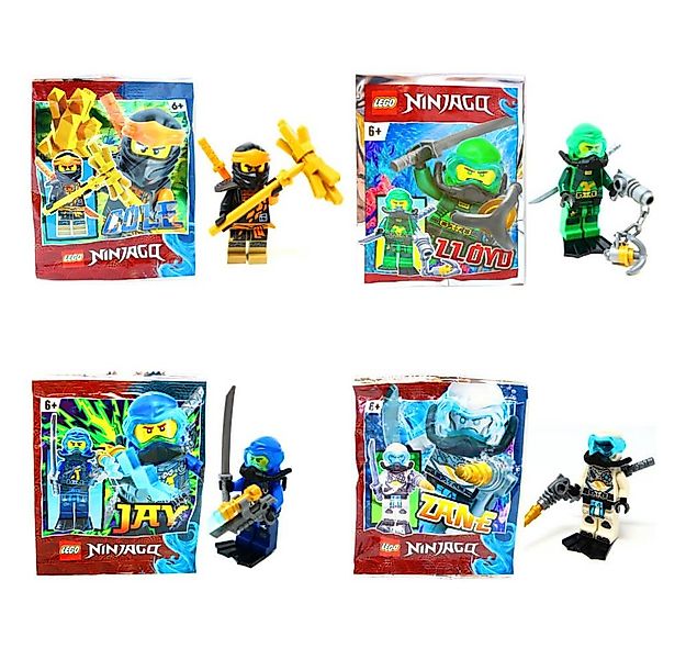LEGO® Spielfigur Lego® Ninjago Legacy Minifiguren - Set aus 4 Figuren - Col günstig online kaufen