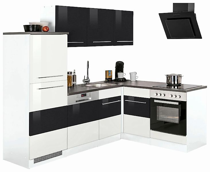 HELD MÖBEL Winkelküche "Trient", Stellbreite 230x170 cm, wahlweise mit E-Ge günstig online kaufen