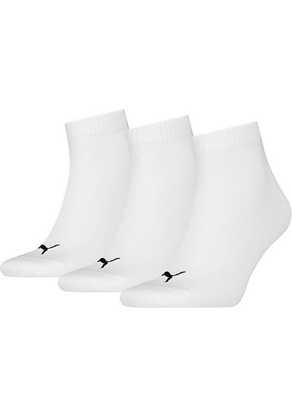 PUMA Kurzsocken PUMA UNISEX QUARTER PLAIN 3P (3 Paar) Atmungsaktiv, Rippenb günstig online kaufen