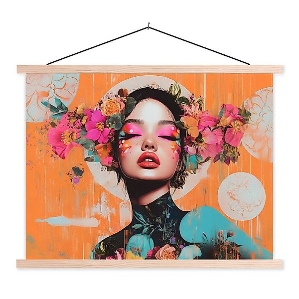MuchoWow Poster Porträt - Frau - günstig online kaufen