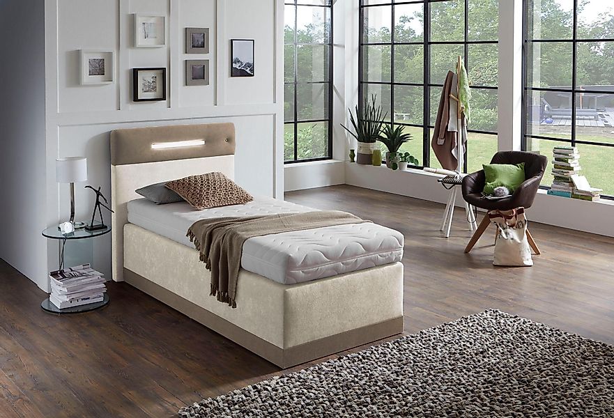 Westfalia Schlafkomfort Boxspringbett, mit LED-Beleuchtung günstig online kaufen