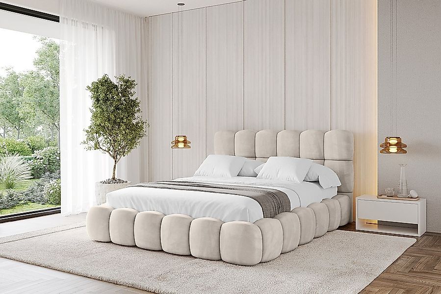 ALTDECOR Polsterbett LEYA (Polsterbett mit Bettkasten und Lattenrost, Boxbe günstig online kaufen