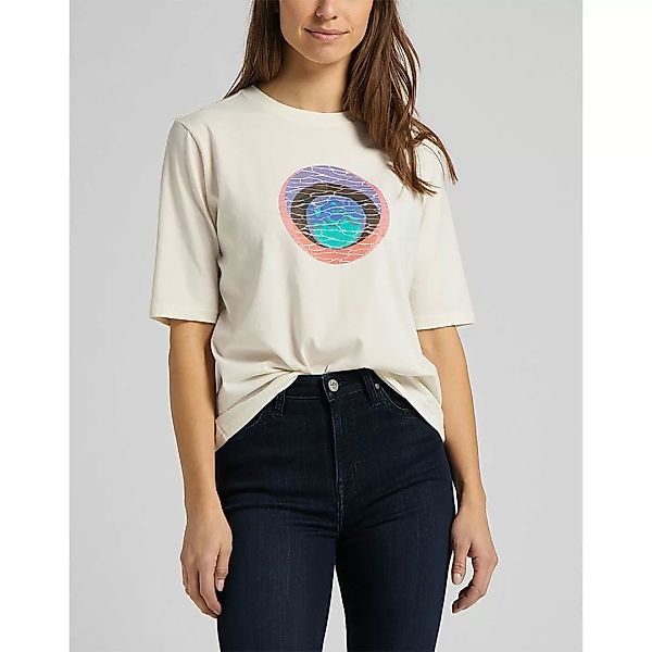 Lee Graphic Kurzärmeliges T-shirt L Bright White günstig online kaufen