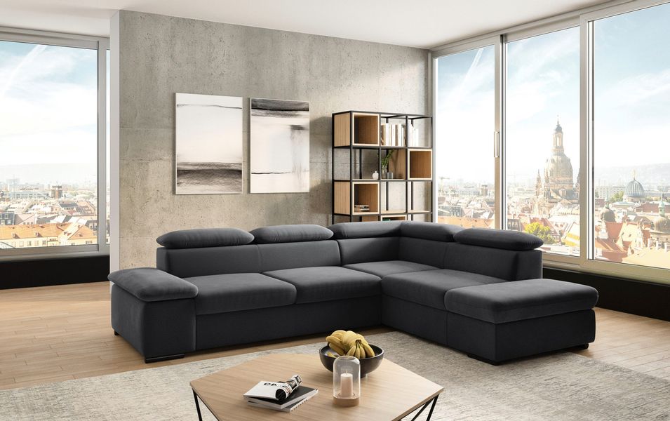 sit&more Ecksofa "Alcudia L-Form" mit Armteilverstellung, optional Kopfteil günstig online kaufen