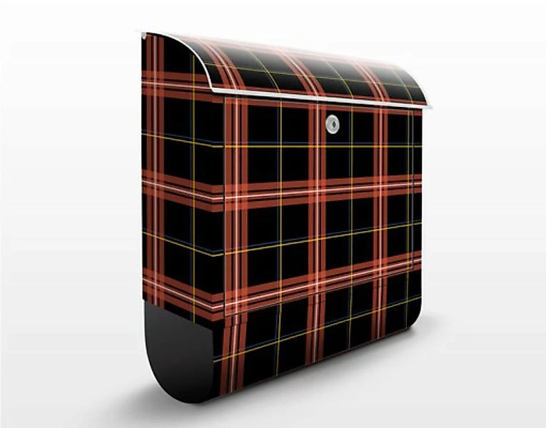 Briefkasten Muster & Textur Schottenkaro Design günstig online kaufen