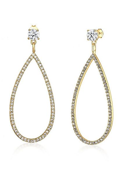 Elli Premium Paar Ohrhänger Hänger Funkelnd 925 Silber, mit Kristallen von günstig online kaufen