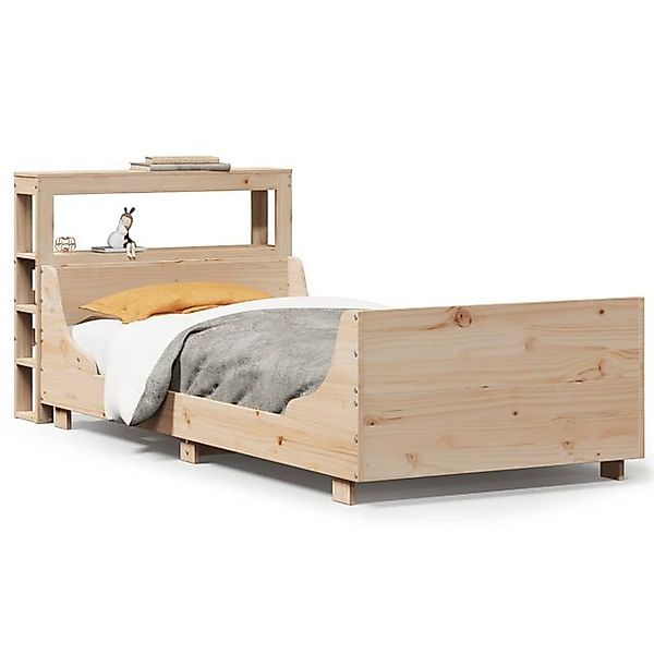 vidaXL Bettgestell Massivholzbett ohne Matratze 90x200 Kiefernholz Bett Bet günstig online kaufen