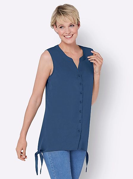 Sieh an! Blusentop Ärmellose Bluse günstig online kaufen