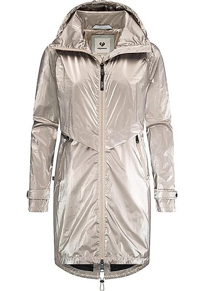 Ragwear Langmantel "Frodik Shine", oversized Damen Parka im Metallic-Look günstig online kaufen