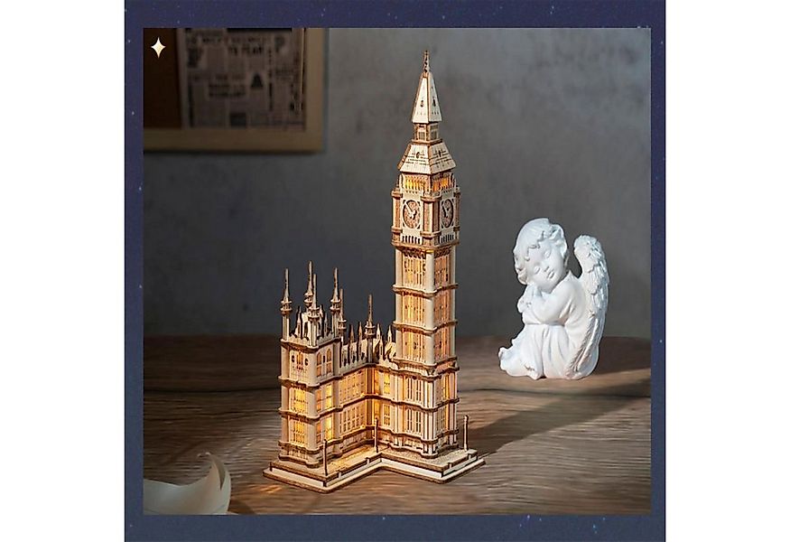 Robotime 3D-Puzzle Robotime Big Ben Puzzle 3D Puzzle, 220 Puzzleteile günstig online kaufen