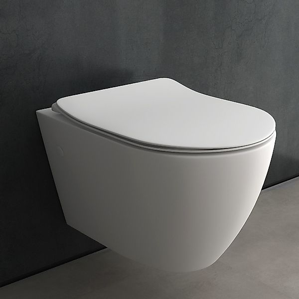 Alpenberger Tiefspül-WC Hänge WC Spülrandlos mit günstig online kaufen