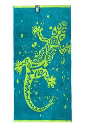 jilda-tex Strandtuch, Frotteevelours (1-St), weiche Frottee-Veloursqualität günstig online kaufen
