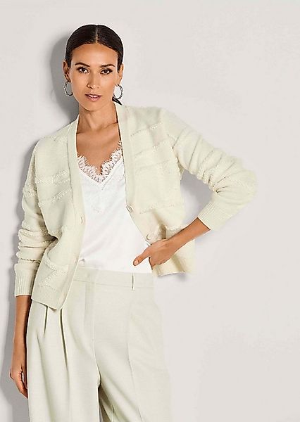 MADELEINE Strickjacke Moderne Oversized-Jacke mit V-Ausschnitt Jacke mit mo günstig online kaufen