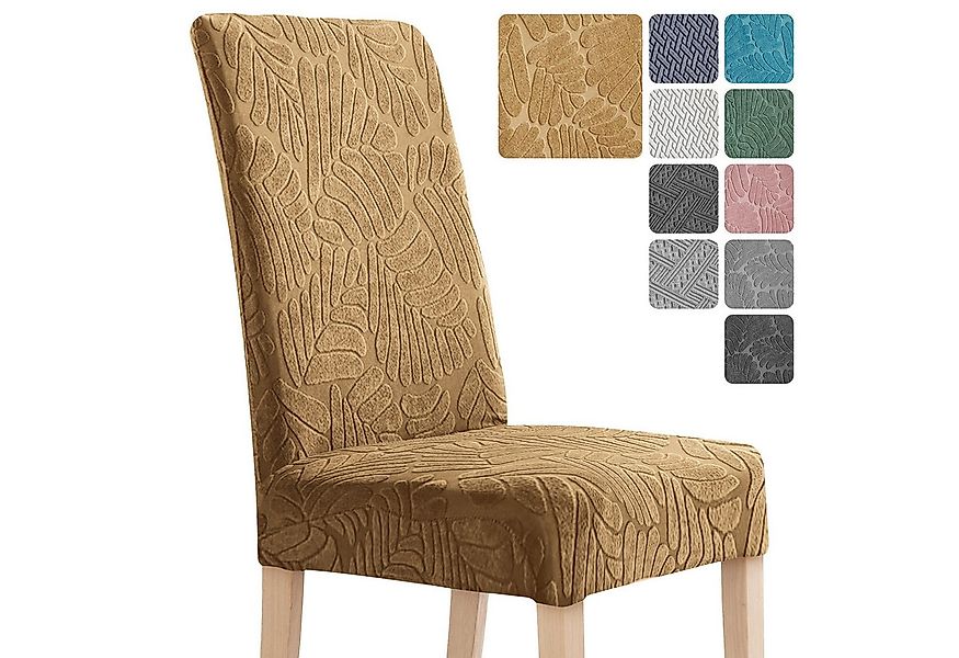 Simloveve Stuhlhusse Stretch Stuhlbezug mit Gummiband Abnehmbar, waschbar, günstig online kaufen
