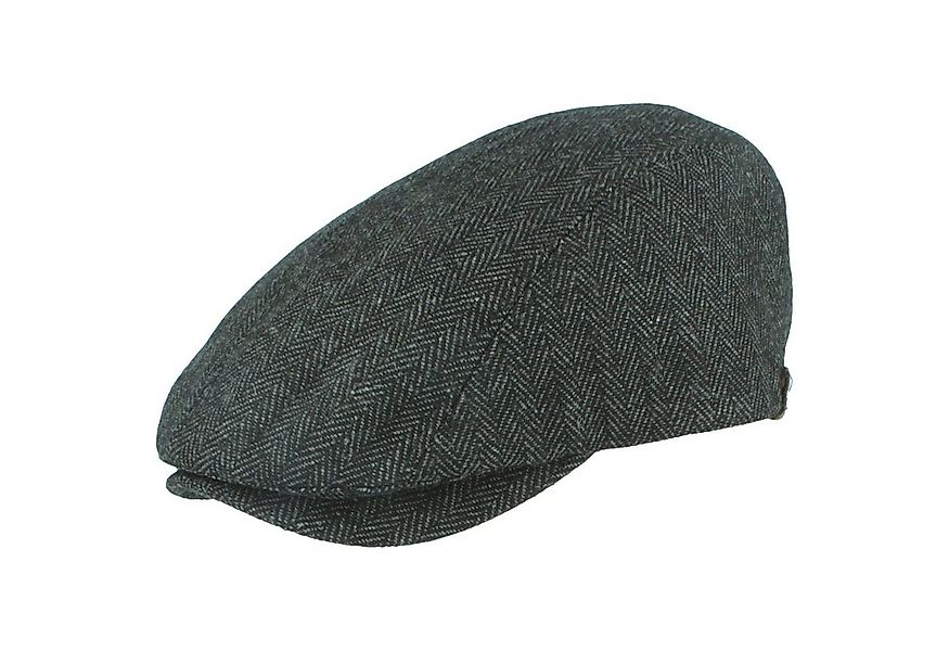 Balke Schiebermütze Flatcap leicht und wärmend in Fischgrät-Muster günstig online kaufen