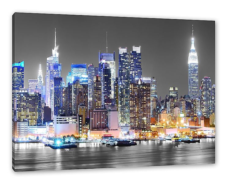 Pixxprint Leinwandbild New York Skyline, New günstig online kaufen