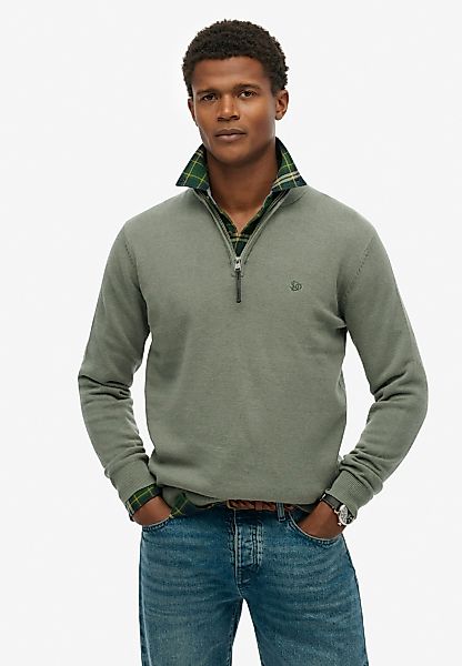 Superdry Troyer "ESSENTIALS COTTON HALF ZIP" günstig online kaufen