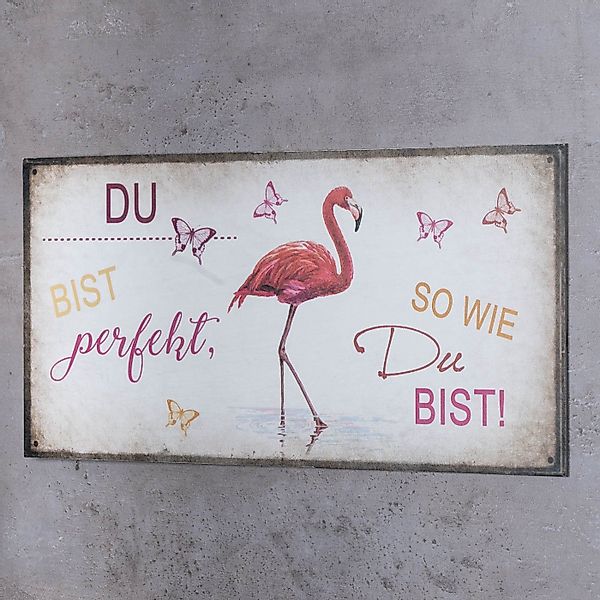Levandeo® Wandbild, Wandbild 40x20cm Du bist günstig online kaufen