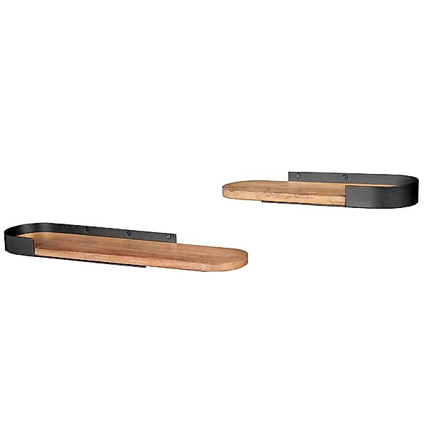 riess-ambiente Wandregal PURE NATURE 60cm schwarz günstig online kaufen