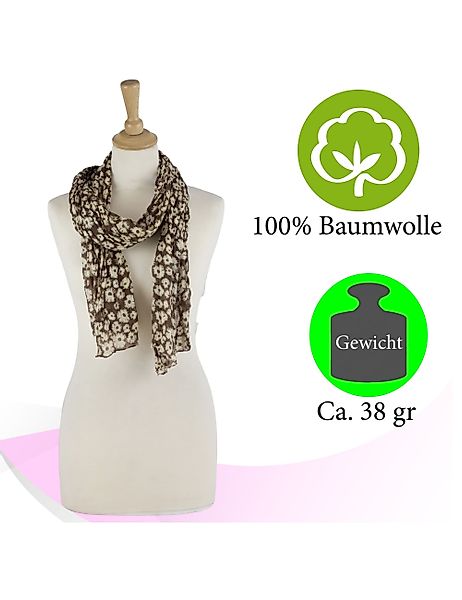Sunsa Modeschal Sommer Schal aus Baumwolle. günstig online kaufen