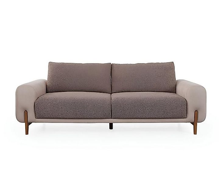 Xlmoebel 3-Sitzer Gemütliches Grau Sofa für drei Personen im stilvollen Woh günstig online kaufen