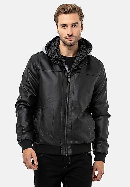 Cipo & Baxx Lederimitatjacke Jacke mit herausnehmbarer Innenjacke günstig online kaufen