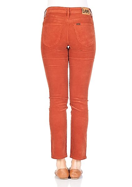 Lee Damen Jeans Elly - Slim Fit - Orange - Picante günstig online kaufen