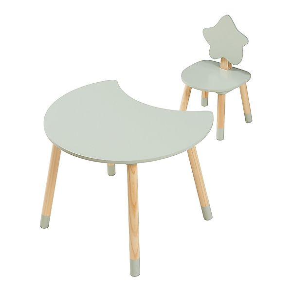 en.casa Kinderschreibtisch (Set, 2-St), mit Stuhl günstig online kaufen