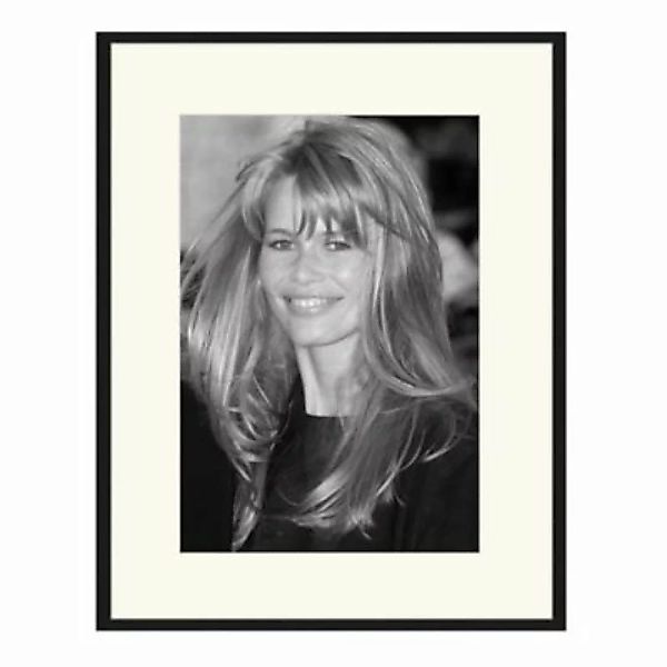 Any Image Wandbild Claudia Schiffer schwarz Gr. 70 x 90 günstig online kaufen