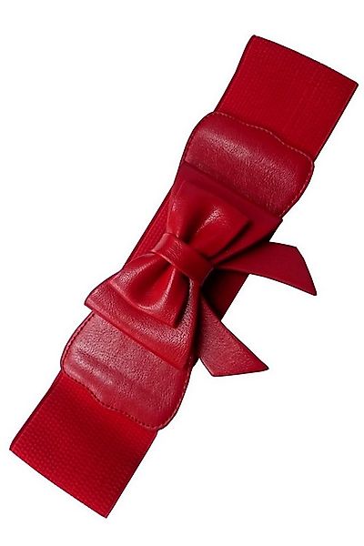 Banned Taillengürtel Play It Right Rot Vintage Retro Stretchgürtel mit Schl günstig online kaufen