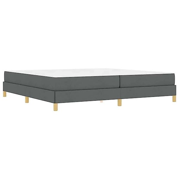 vidaXL Boxspringbett Dunkelgrau 200 x 200 cm Stoff 3398592 günstig online kaufen