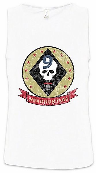 Urban Backwoods Tanktop Headhunters Squadron Patch Ärmelloses T-Shirt Lieut günstig online kaufen