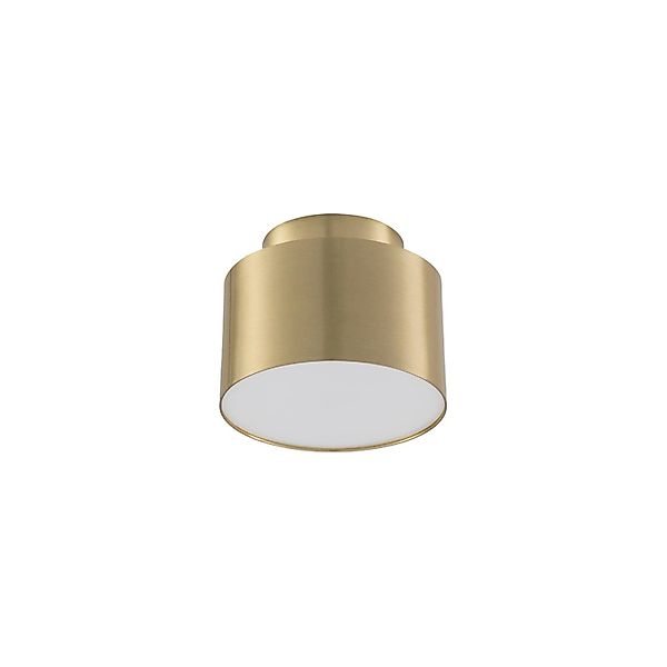 Lindby LED Deckenlampe Nivoria 10020107 Modern in Gold Messing aus Aluminiu günstig online kaufen