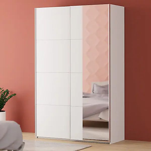 FORTE Schwebetürenschrank, Höhe 2,35 mtr, stehende Montage, Spiegel günstig online kaufen