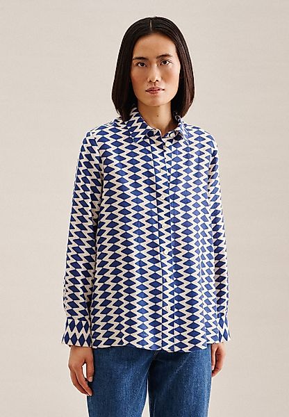 seidensticker Hemdbluse Schwarze Rose Langarm Kragen günstig online kaufen