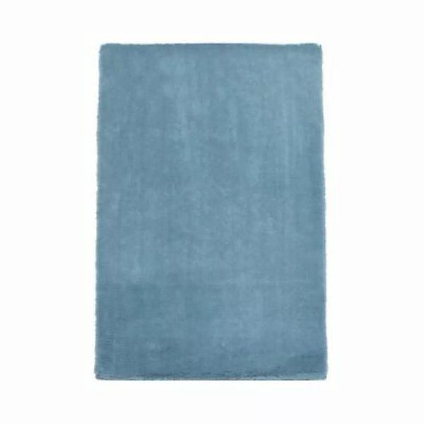 carpet city® Badteppich Topia Mats 400 Blau blau Gr. 67 x 120 günstig online kaufen