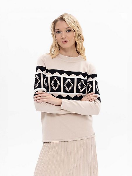 Passioni Norwegerpullover mit Stehkragen günstig online kaufen