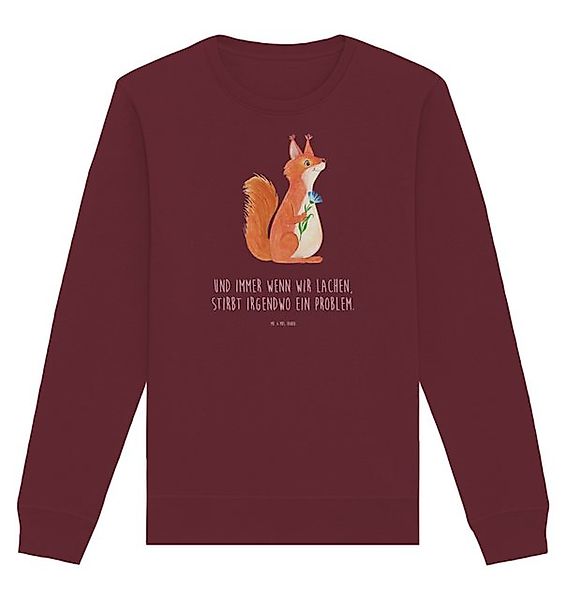 Mr. & Mrs. Panda Longpullover Eichhörnchen Blume Größe XL - Burgundy - Gesc günstig online kaufen