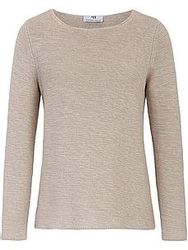Rundhals-Pullover Peter Hahn beige günstig online kaufen