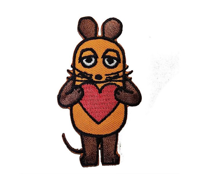 Die Sendung mit der Maus Aufnäher Bügelbild, Aufbügler, Applikationen, Patc günstig online kaufen