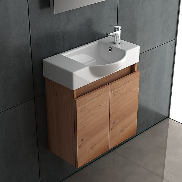 Alpenberger Badezimmer-Set in Bamboo Optik 55cm günstig online kaufen