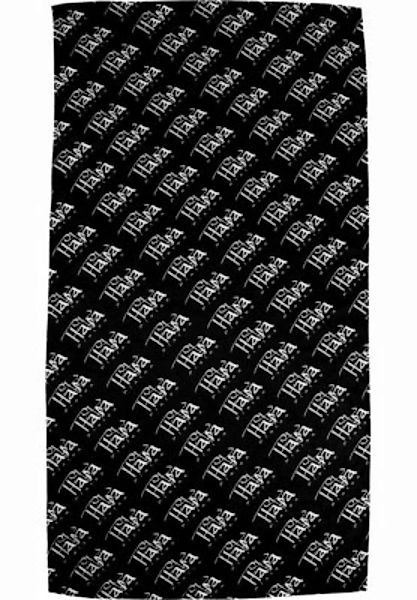Platea Strandtuch  Badetuch Strandtücher schwarz/weiß Gr. 80 x 150 günstig online kaufen